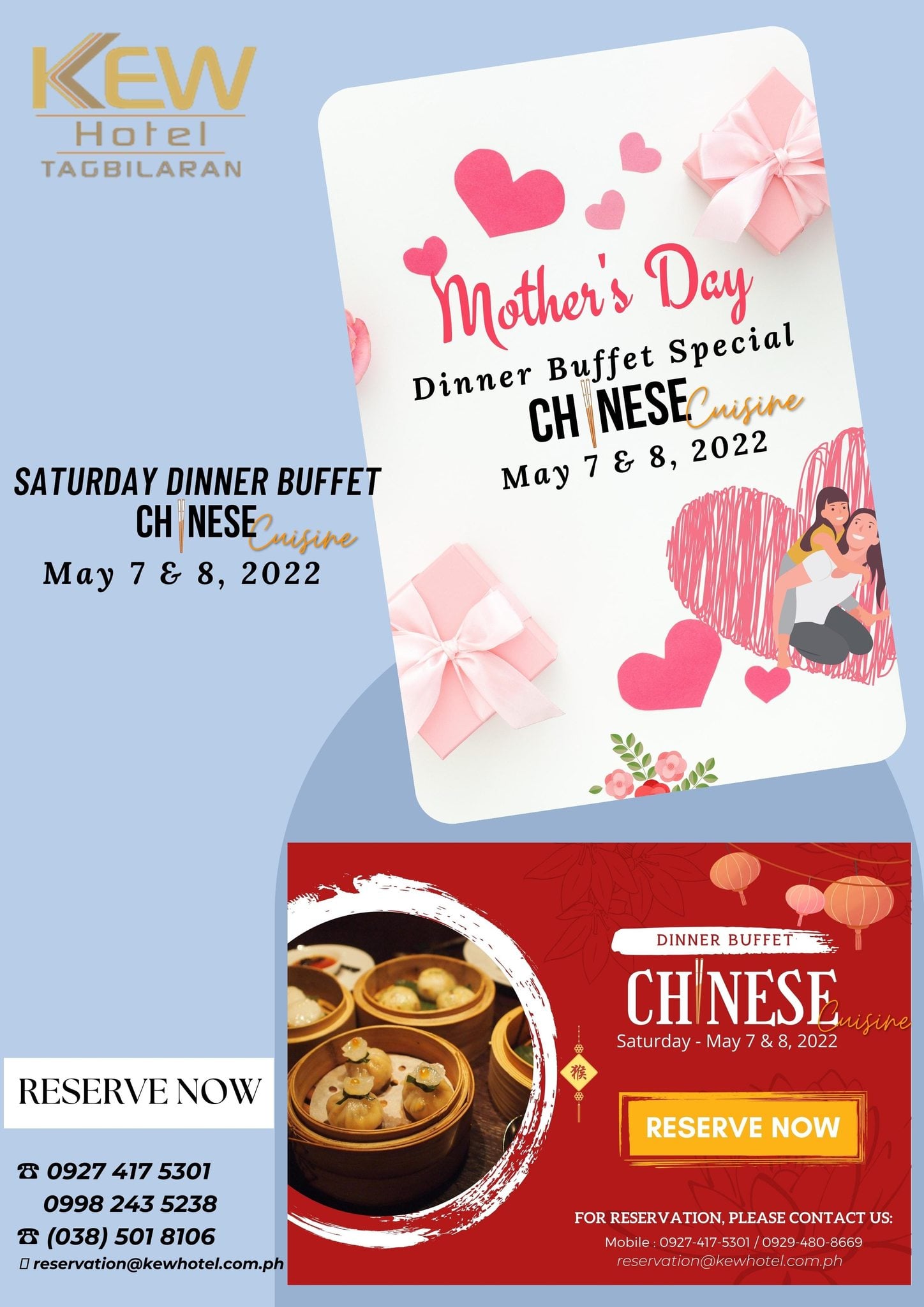 Chinese Cuisine-Mothers Day Soecial